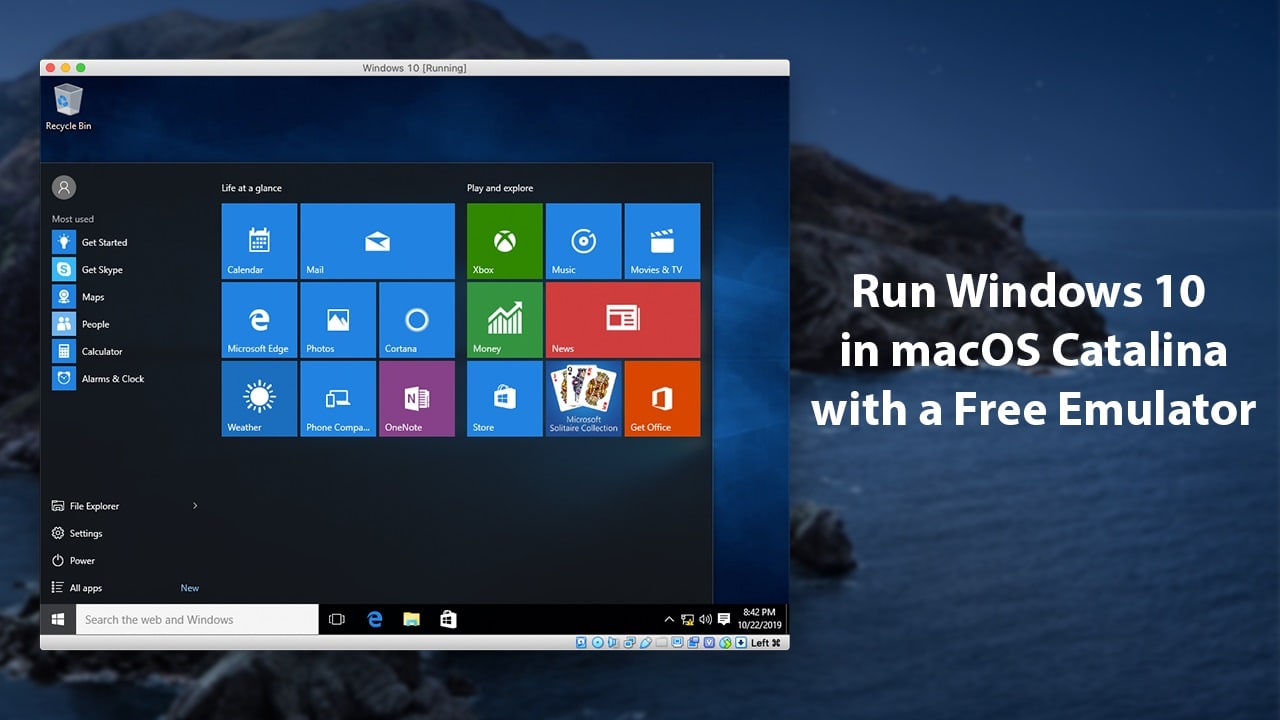 windows emulator for mac sierra